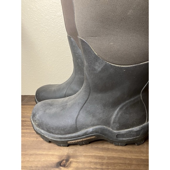 Muck Men's Wetland Brown Boots TWO DIFF SIZES (9/9.5, 8/8.5) Orange Lined - Picture 8 of 16